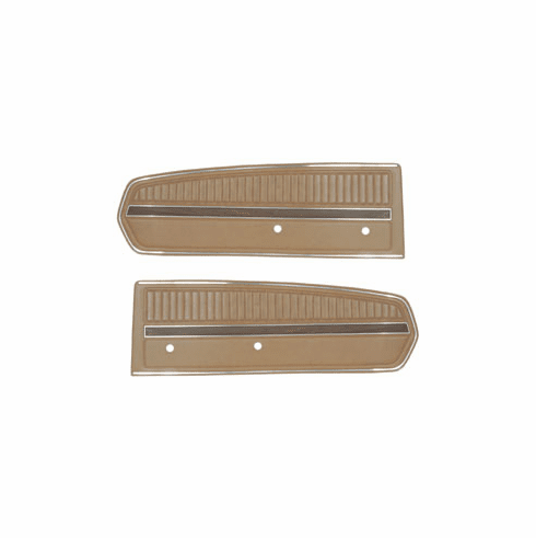 1968 Deluxe Shelby / Mustang Door Panels (Saddle)