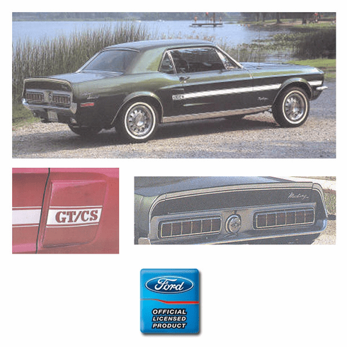 1968 Mustang GT/CS California Special Stripe Kit (BLUE)