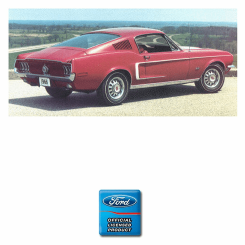 1968 Mustang GT Stripe Kit (RED)