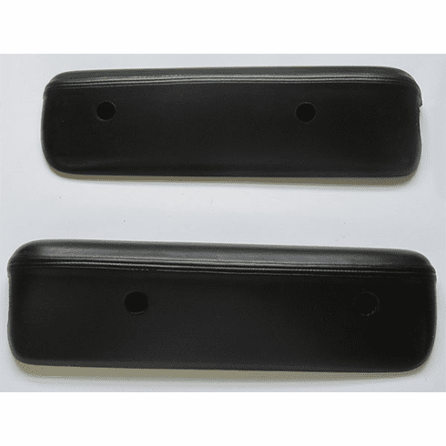 1968 Mustang Shelby Deluxe Arm Rest Pads (BLACK PAIR)