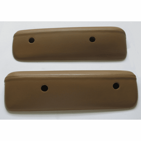 1968 Mustang Shelby Deluxe Arm Rest Pads Pair (Saddle for Dyeing) 