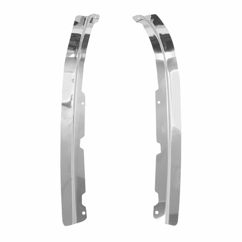 1968 Mustang Shelby Fastback Door Sash Escutcheon Set