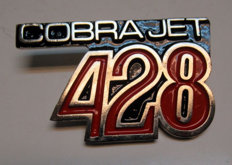 1968 Shelby GT500KR Front Fender Emblem