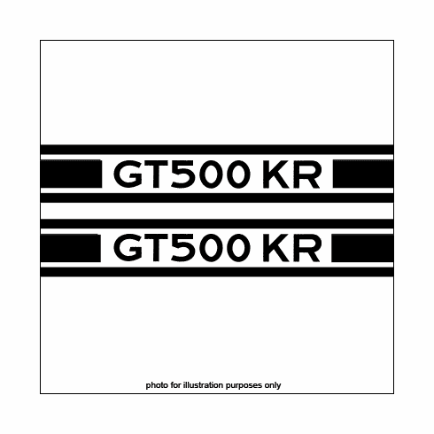 1968 Shelby GT500KR Stripe Kit BLACK