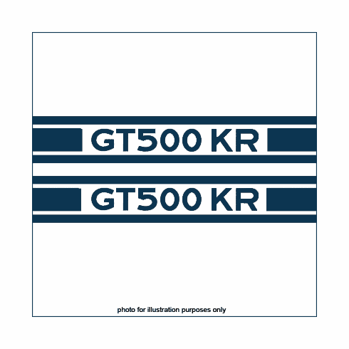 1968 Shelby GT500KR Stripe Kit BLUE