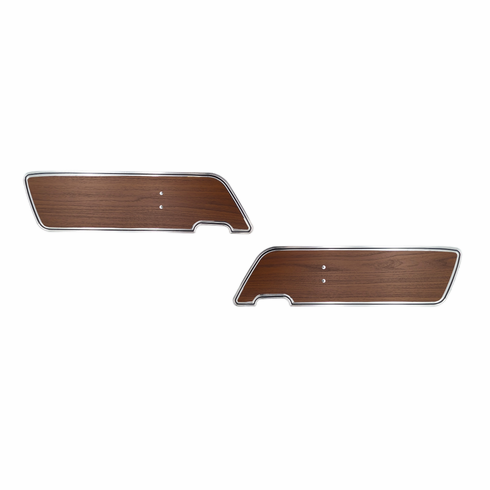 1969-70 Deluxe Door Panel Inserts (Dark Walnut)