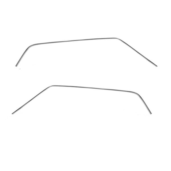 69-70 FASTBACK- DRIP RAIL MOLDING- SMALL JOINT COVER-PAIR