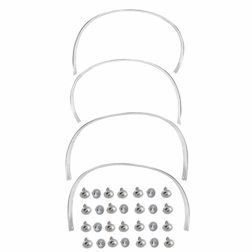 1969-70 Mustang Fastback Wheel Lip Moldings