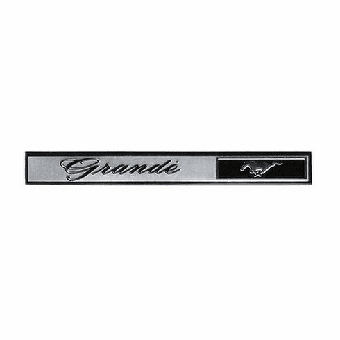 1969-70 Mustang Grande Dash Emblem Insert