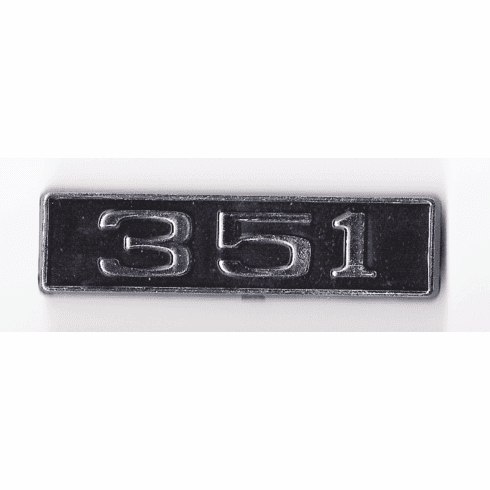 1969-70 OEM Type Hood Scoop Emblem 351