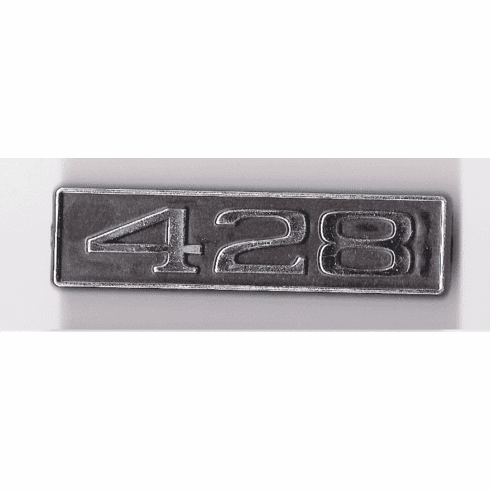 1969-70 OEM Type Hood Scoop Emblem 428