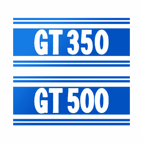 1969-70 Shelby GT500 Fastback-Convertible Stripe Kit Blue