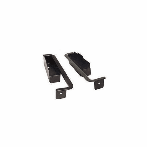 1969 Deluxe Door Panel Cups (Black - Plastic Type)