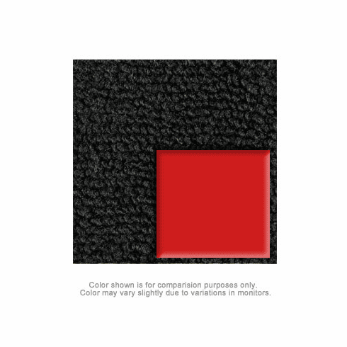 1969 Mustang & 1969-70 Shelby Deluxe Carpet Convertible (Black with Red Mats)