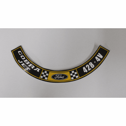 1969 Mustang 428 Cobra Jet Air Cleaner Decal