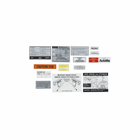 1969 Mustang Decal Kit