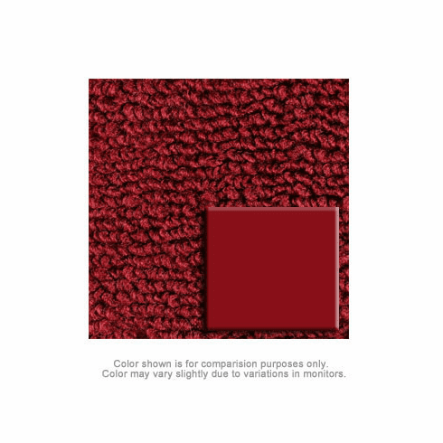 1969 Mustang Fastback Deluxe Carpet (Maroon with Maroon Mats)