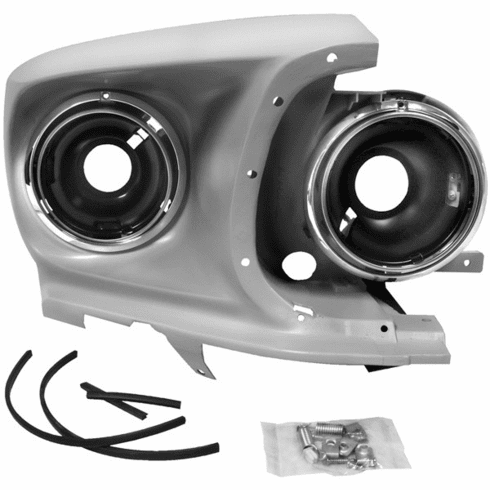 1969 Mustang Headlight Bucket Assembly RIGHT