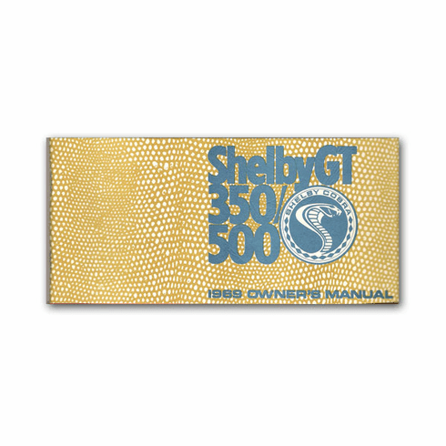 1969 Shelby Owners Manual