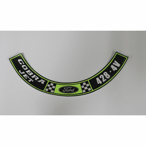 1970 Mustang 428 Cobra Jet Air Cleaner Decal