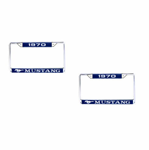1970 Mustang License Plate Frames (Pair)