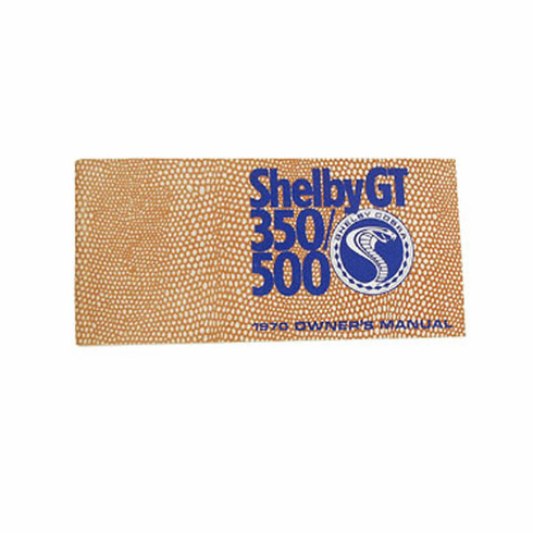 1970 Shelby Owners Manual