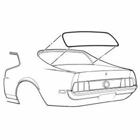 1971-72-73 Mustang Coupe Rear Window Weatherstrip