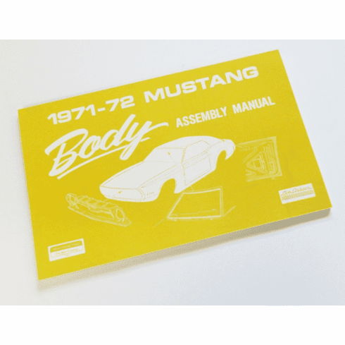 1971-72 Mustang Body Manual