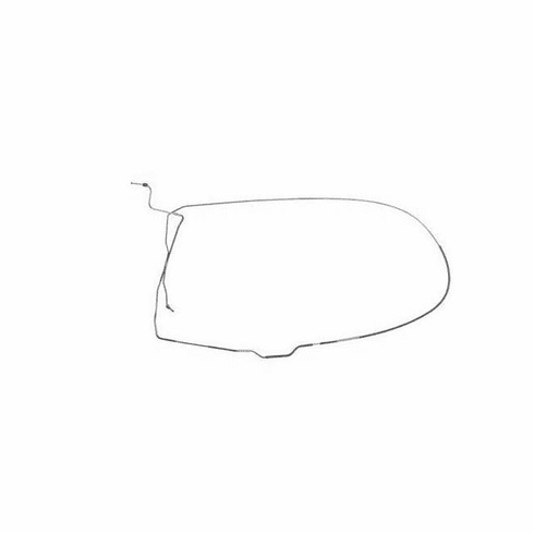 1971-72 Mustang Front to Rear Brake Lines [Front-Rear Disc]  (Stainless Steel)