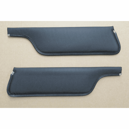 1971-73 Mustang Fastback & Coupe Sunvisors (Black)