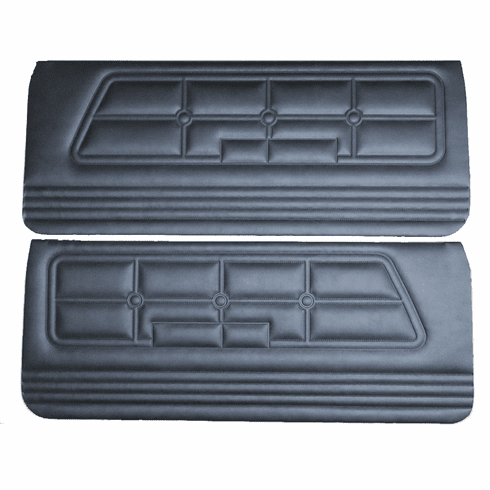 1971-73 Mustang Standard Door Panels (BLACK)