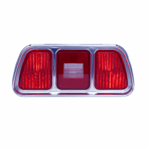 1971-73 Mustang Taillight Lense & Bezel Assembly