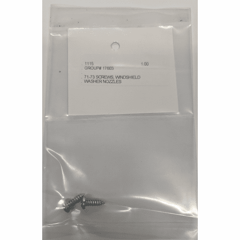 1971-73 Mustang Window Washer Nozzle Screws