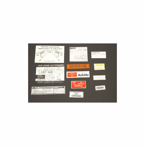 1971 Mustang Decal Kit