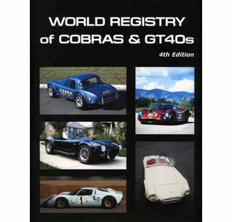 アクセサリー WORLD REGISTRY of COBRAS & GT400s 2008 World Registry - 4th Edition, Vol. 1: Cobras and GT40s
