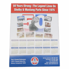 2026 Branda Performance 50th Anniversary Poster Calendar (FREE with Orders Over $40)