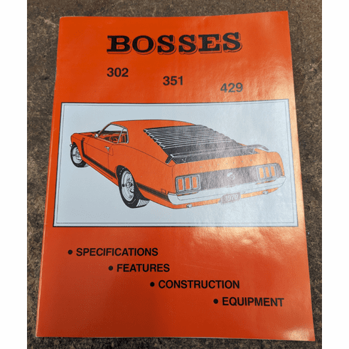 BOSS 302-351-429 Sales Manual