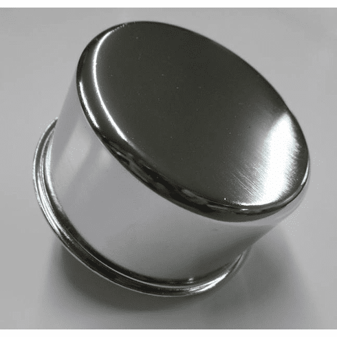 Chrome Motorcraft Twist On Cap (No Hole)