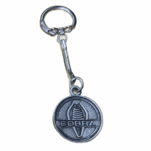 COBRA PEWTER KEY CHAIN