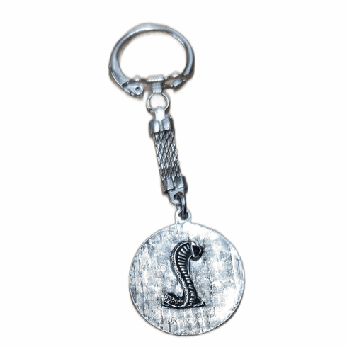 COBRA SILVER KEY CHAIN