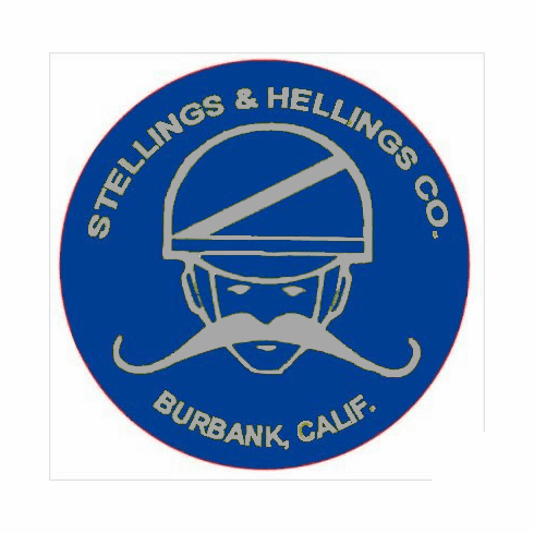 Cobra Stellings & Hellings Co. Air Cleaner Decal (Blue & Silver 7/8" Diameter)