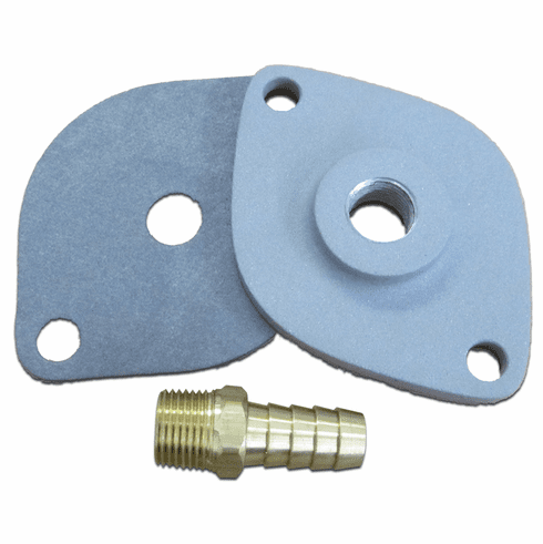 Ford Mustang Shelby Big Block Rear Manifold Cover Plate With Port