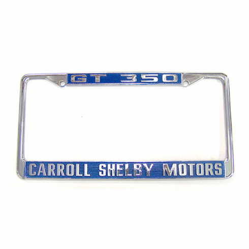 GT350 Carroll Shelby Motors License Plate Frame