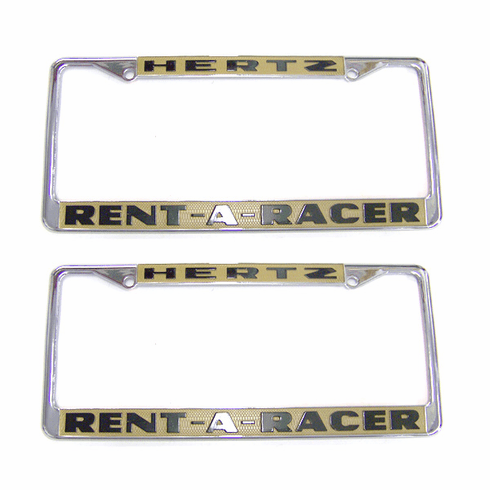 Hertz Rent-A-Racer License Plate Frames (Pair)