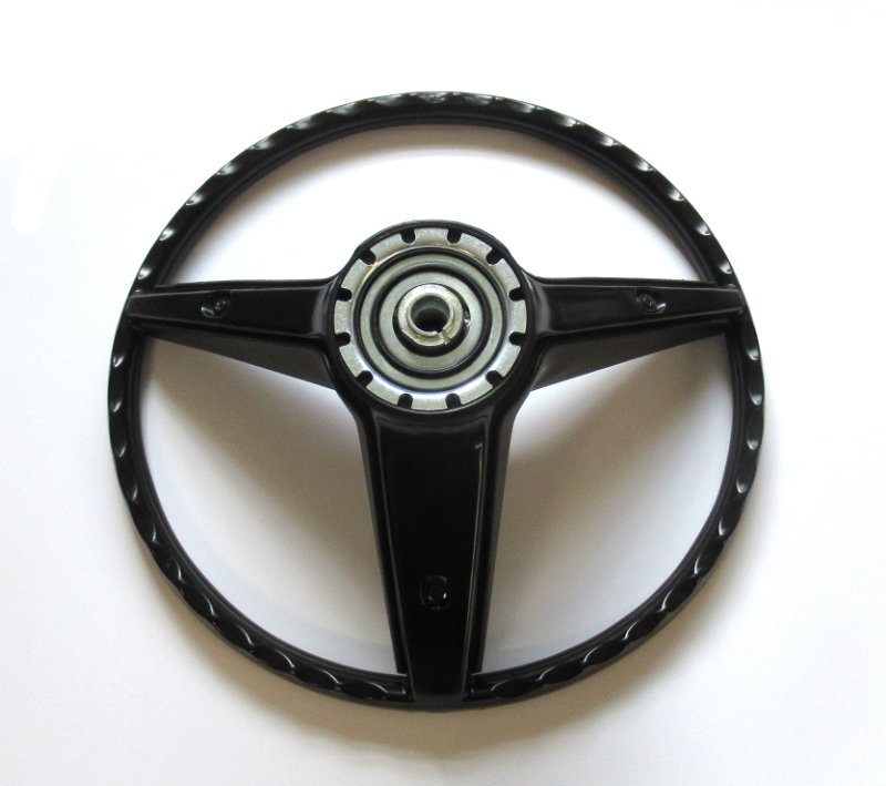 197073 MUSTANG BLACK DELUXE RIM BLOW STEERING WHEEL