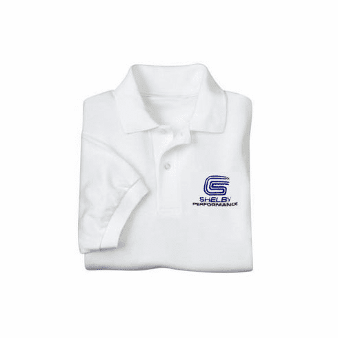 Shelby Performance Polo Shirt (White)