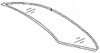 Back Glass BMW 525i 2001-2003 4 Door Sedan