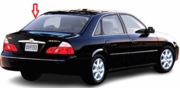 Back Glass Toyota Avalon 2000-2004 4 Door Sedan