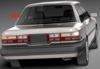 Back Glass Toyota Camry 1987-1991 4 Door Sedan