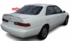 Back Glass Toyota Camry 1997-2001 4 Door Sedan